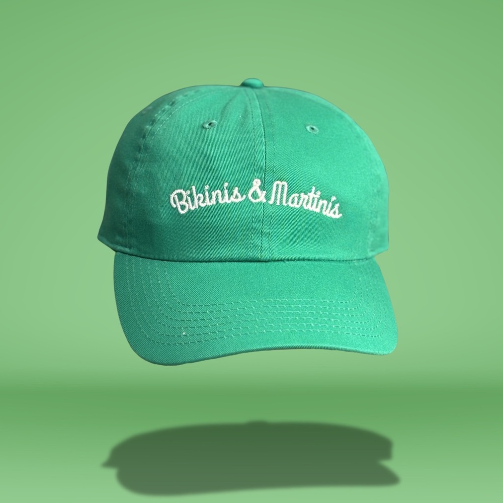GREEN BIKINIS & MARTINIS HAT
